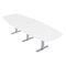 Skutchi Designs 45 in W, 145 in L, 29 in H, Engineered Wood Top, White HAR-ABOT-46X143-T-XD09 - alternate 1